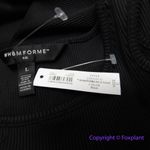 White House | Black Market New! FORME Rib Long Sleeve Cutout Dress black ,size L Photo 15