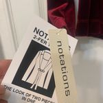 Notations NWT Vintage  2 in 1 Maroon Small Velvet Blazer           1295 Photo 8