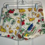 J. Crew Factory Sz 0 Hawaiian Print Shorts Tropical Vacation Photo 4