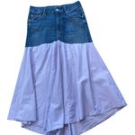 MOTHER Denim and Lavender Skirt Blue Size undefined Photo 0