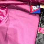 Vintage 90s TAIL Black Multicolor Jewel Toned Lined Windbreaker Bomber Jacket Multiple Size XL Photo 4