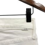 MOTHER Mid Rise Dazzler Ankle Fray Jeans in Fairest/White size 27 White Photo 2