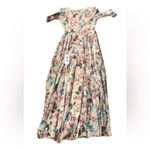 Yumi Kim  Full of Love Blush‎ Floral Print 3/4 Sleeve Woodstock Maxi Dress S NEW Photo 10