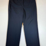 Loft  The Parker Straight Leg Black Dress Pants Women's Size 6P Photo 0