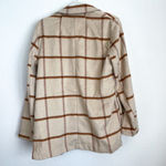 Joie  Revolve Neutral Plaid Coat Jacket  Photo 8