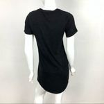 Altar'd State Altar’d State Black V Neck T Shirt Dress Short Sleeve Casual Soft Stretch Small Photo 3