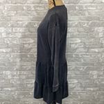 Wild Fable Black Washed Sweatshirt Dress Photo 3
