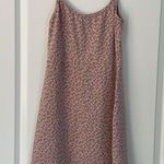 Brandy Melville  Pink Floral Mini Kyran Dress One Size XS/S Babydoll 90s Photo 6