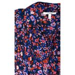 $495 Derek Lam 10 Crosby 8 Valou Mini Dress Pleated Floral Sheer Chiffon Pleats Blue Photo 9