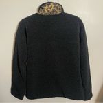 Mystree  Sherpa jacket black with animal print detail small Photo 1