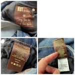 Kut From The Kloth Fray Cuff Cropped Jean Dark Blue Size 4 Catherine Boyfriend Photo 2