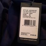 Adrianna Papell  Trench Jacket Blazer Women's Size Medium Navy Blue Long Sleeve Photo 6