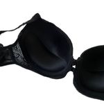 Sophie B Black Lace Push Up Underwired Bra Women's Size 36C | 52-23 Photo 4