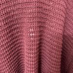 Free People  Off-Shoulder Deep Red Sweater Photo 3