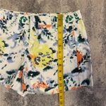 Gap  Floral Print Shorts with Orange and Yellow Accents Photo 5