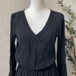 Hollister Classic Bell Sleeve V-Neck Laser Cut-Out Romper Size Small Photo 3