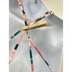 Bikini Lab Women's One Piece Swimsuit Size XXL V-Plunge Striped Thong Strappy Photo 5