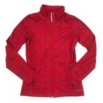 MERREL Lauley Full Zip Top Women XS Red Blue Athletic Outdoor Sporty Lightweight Photo 3