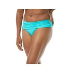 Coco reef  Impulse Rollover Bikini Bottom High Rise Ruched Aqua Blue S Photo 2