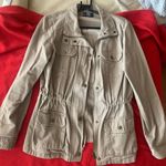 Kaki Trench Coat Tan Size M Photo 0