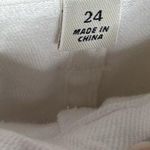 J.Crew trade mark Denim Skirt fringe hem in Off-White Size 0 Photo 5