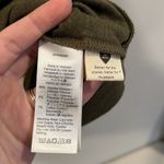 Madewell  Long Sleeve Cropped Crew Neck Top Olive Green EUC Size Medium Photo 3