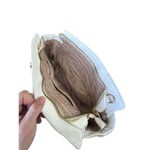 White Handbag Purse Golden Rivets Charming Charlie Bag Photo 1