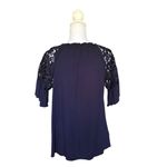 Loft Lace Ruffle Sleeve Top- Size Medium Photo 3