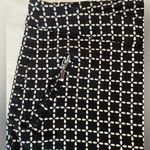 Soho Apparel Black and White Floral Beachy Patterned Pants Photo 2