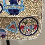 Handcrafted In India | Beaded World Traveler Shoulder Bag Tan Photo 4