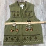 heirloom collectibles Heirloom Collectible Christmas Collection Fill Zip Sweater Vest Size XL Photo 1