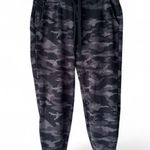Athleta camo joggers black gray pockets soft medium Photo 0