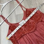Urban Outfitters  Dress embroidered babydoll jamie womens Red (xsmall) boho party Photo 3