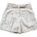 ZARA Women's High Waist Cream Shorts XS Photo 0