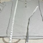Baltic Born  Henley Gray Button-Up drop shoulder long Sleeve Top size 2X Photo 7