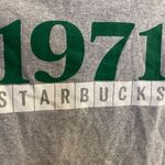 Starbucks  Gray T Shirt S 32” Small 50th Anniversary 1971 2021 Employee Issued Photo 2
