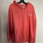 Women’s Universal Studios Sesame Street Soft Red Elmo Face Hoodie Sz XL Photo 1