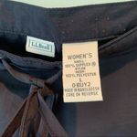 L.L.Bean  Black Nylon Drawstring Skirt Hiking Large L Photo 3