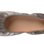 Journee Collection  Lindy2 Ballet Flat Pewter Faux Leather Size 7.5 M, New in Box Photo 1