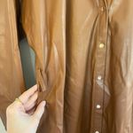 ZARA Faux Leather Mini Dress Photo 1