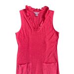 Tommy Bahama  Arden Ruffle Neck Shift‎ Dress Pink Size XXS Photo 8