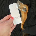 Stitch Fix NWT  Black Design Store Woven Sleeve Knit Top Smocked Sleeves XL Photo 6