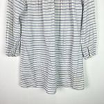 J.Crew Striped Gauze Cotton Embroidered Tunic Top Boho Size XS GUC L1756 Photo 12
