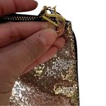 Victoria's Secret NWT  Gold Shimmer Clutch Make Up Bag Photo 4