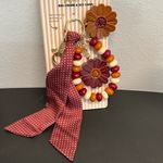 Piper K | Boho Vintage Bag Charm w/ Scarf Red Photo 6