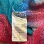 Chaser  Women’s Hot Pink and Turquoise Hooded Sweatshirt Photo 3