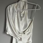 Dissh NEW  AISLE WHITE SATIN BACKLESS MINI DRESS Photo 6