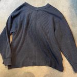 Aerie  Navy Ribbed Sweater Photo 2