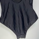 Kona Sol  Black One Piece Scalloped Swimsuit Full Coverage Summer Vacation Photo 8