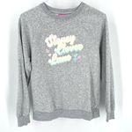Stoney Clover Lane  Love Gray Pastel Pullover Crewneck Sweatshirt Photo 2